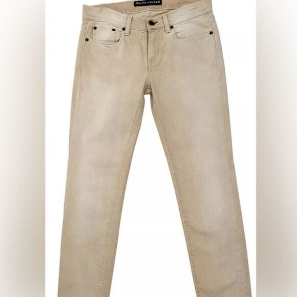 Elevate your denim game with these Ralph Lauren BLACK LABEL 105 Cigarette Croppe - Picture 3 of 8